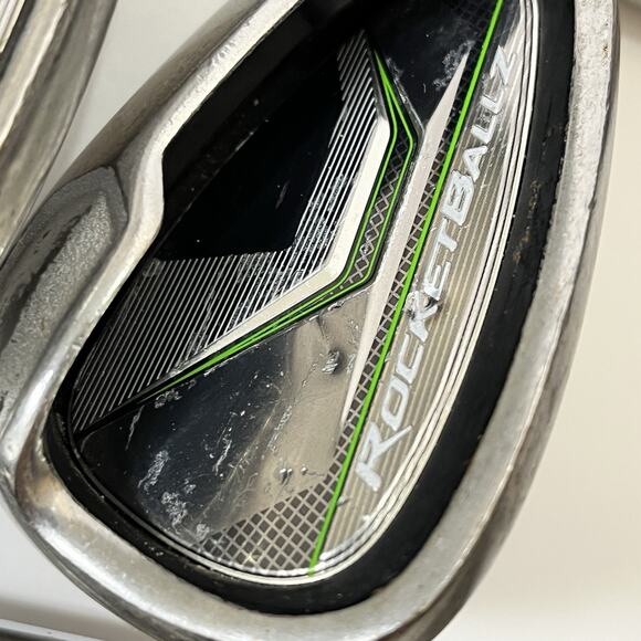 Taylormade Rocketballz Iron Set 5-PW +1/2" Stiff-Flex Steel Shafts RH - Picture 6 of 16